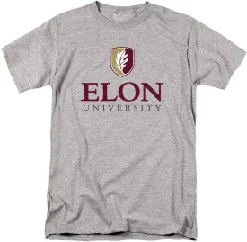 Elon University Official Stacked Unisex Adult T Shirt