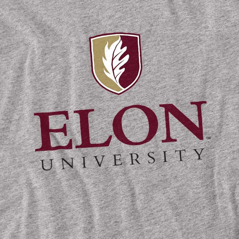 Elon University Official Stacked Unisex Adult T Shirt