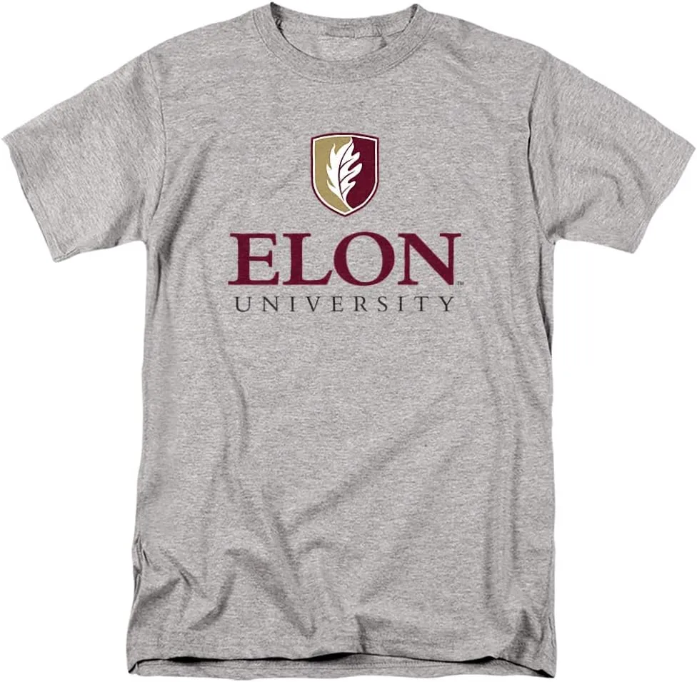 Elon University Official Stacked Unisex Adult T Shirt
