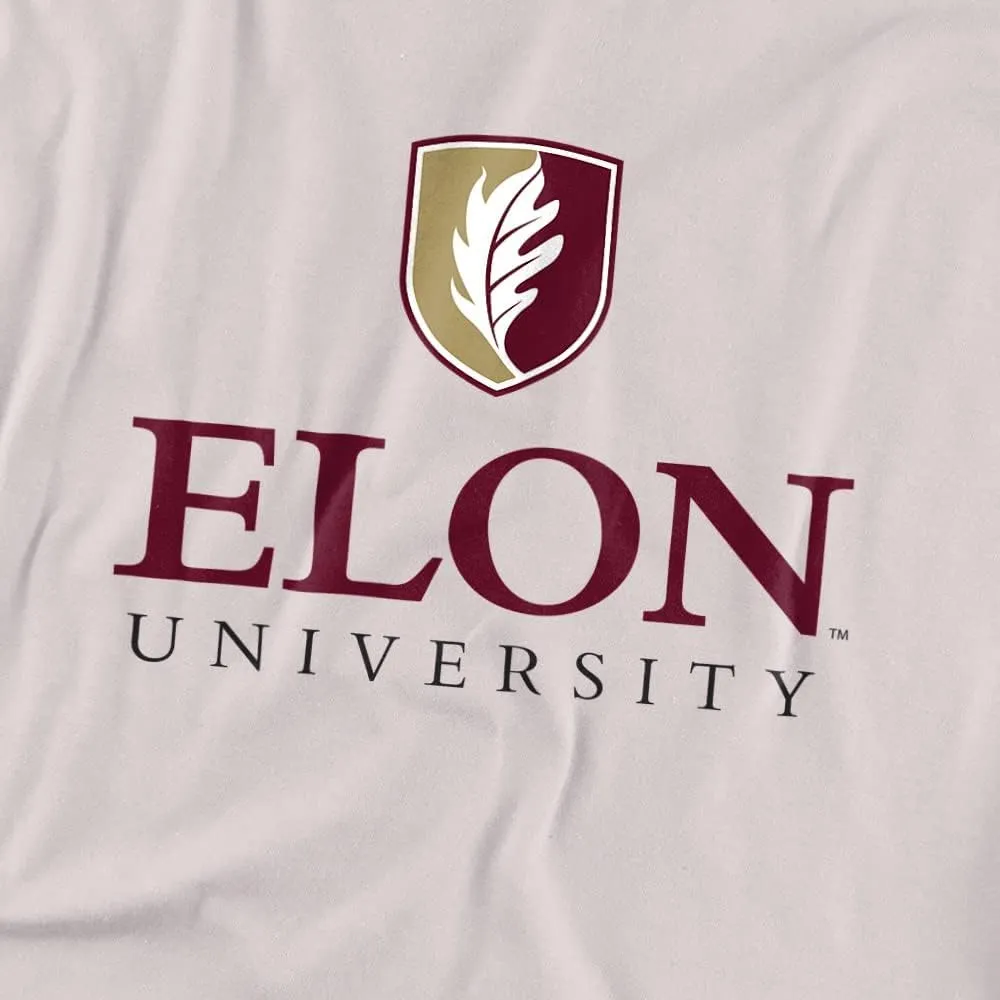 Elon University Official Stacked Unisex Adult T Shirt