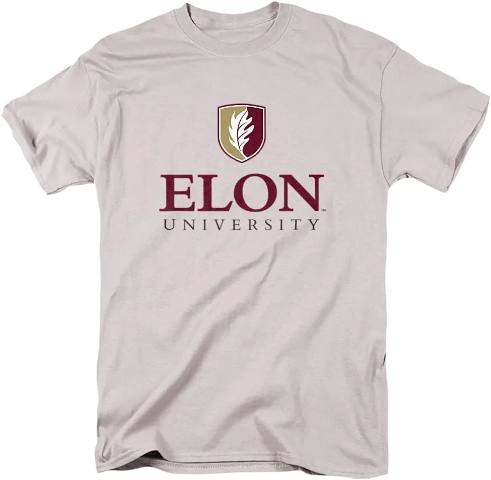 Elon University Official Stacked Unisex Adult T Shirt