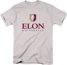 Elon University Official Stacked Unisex Adult T Shirt