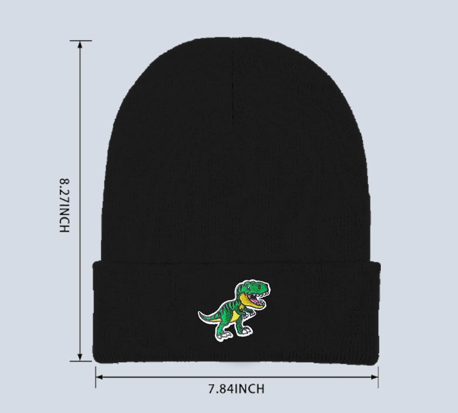 Embroidered Beanie Hats for Men Women, Winter Funny Knit Hat, Stuff Accessories Gifts