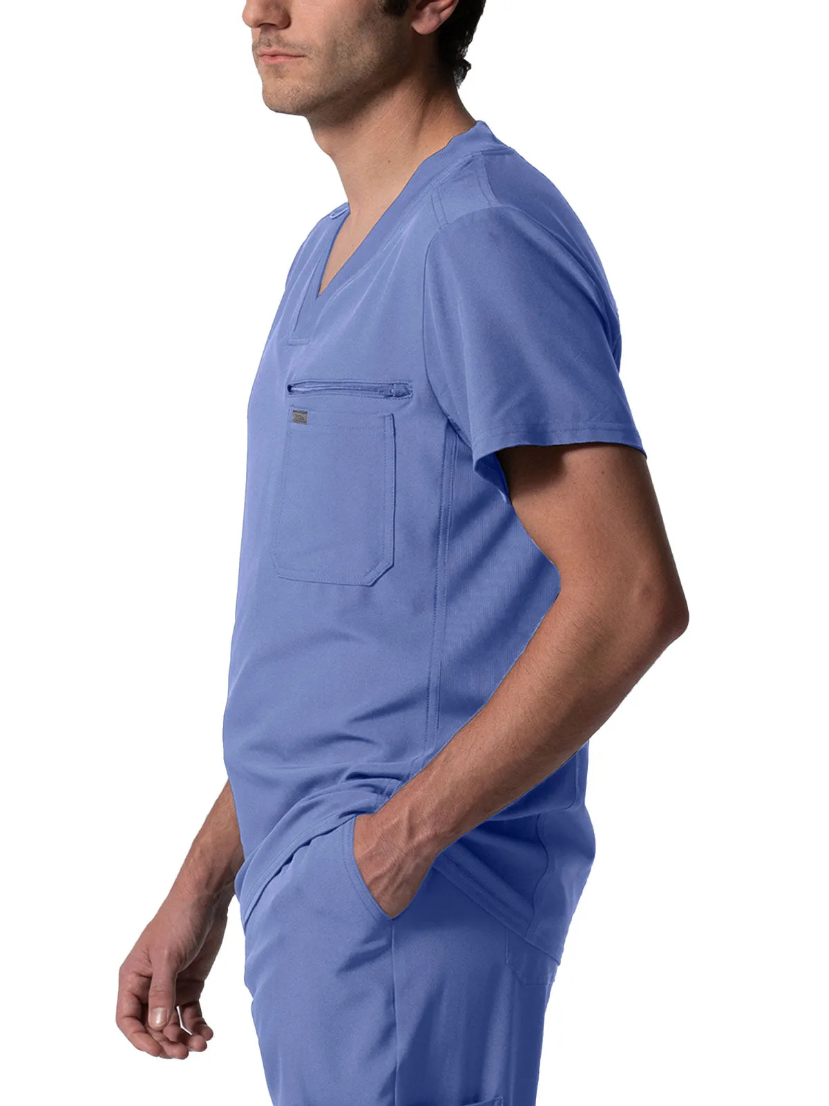 Forward - Men's 2 Pocket V Neck Scrub Top