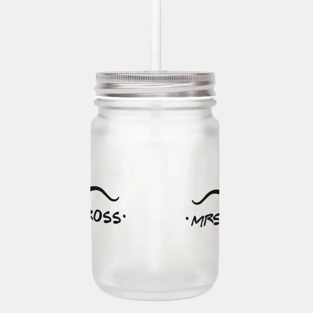 Friends - Mrs. Ross Mason Jar