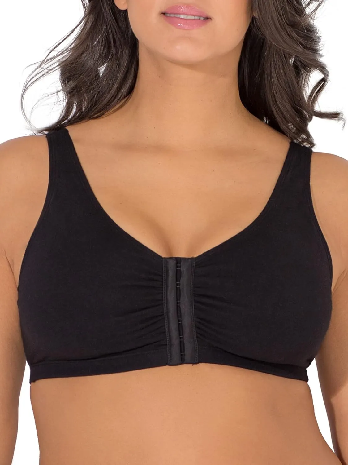 Fruit of the Loom Women's Front Closure Cotton Bra