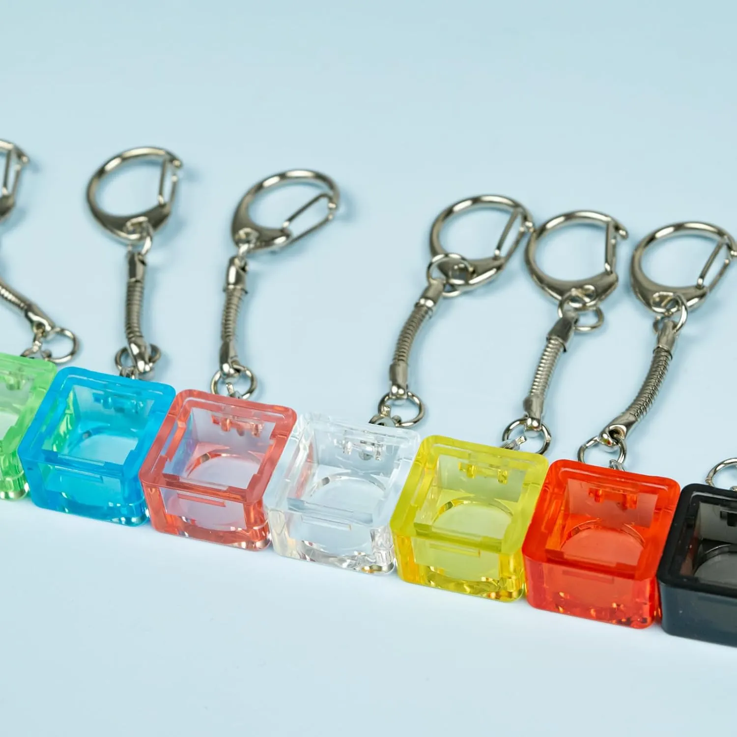 Glacier Mechanical Keyboard Switches Keychain/Switch Tester/Fidget Toy for Stress Relief (Switch and Keycap not included)