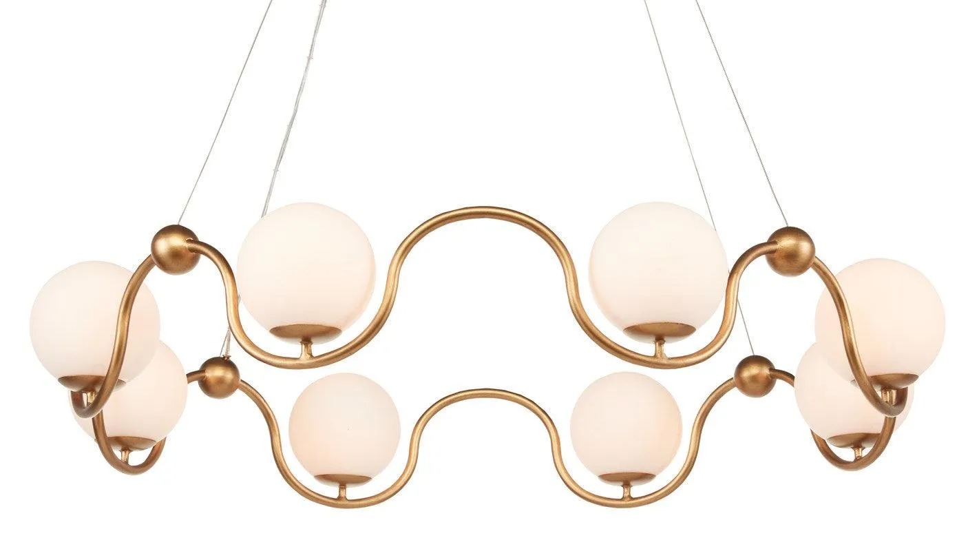 Gold Glam Harmony Chandelier