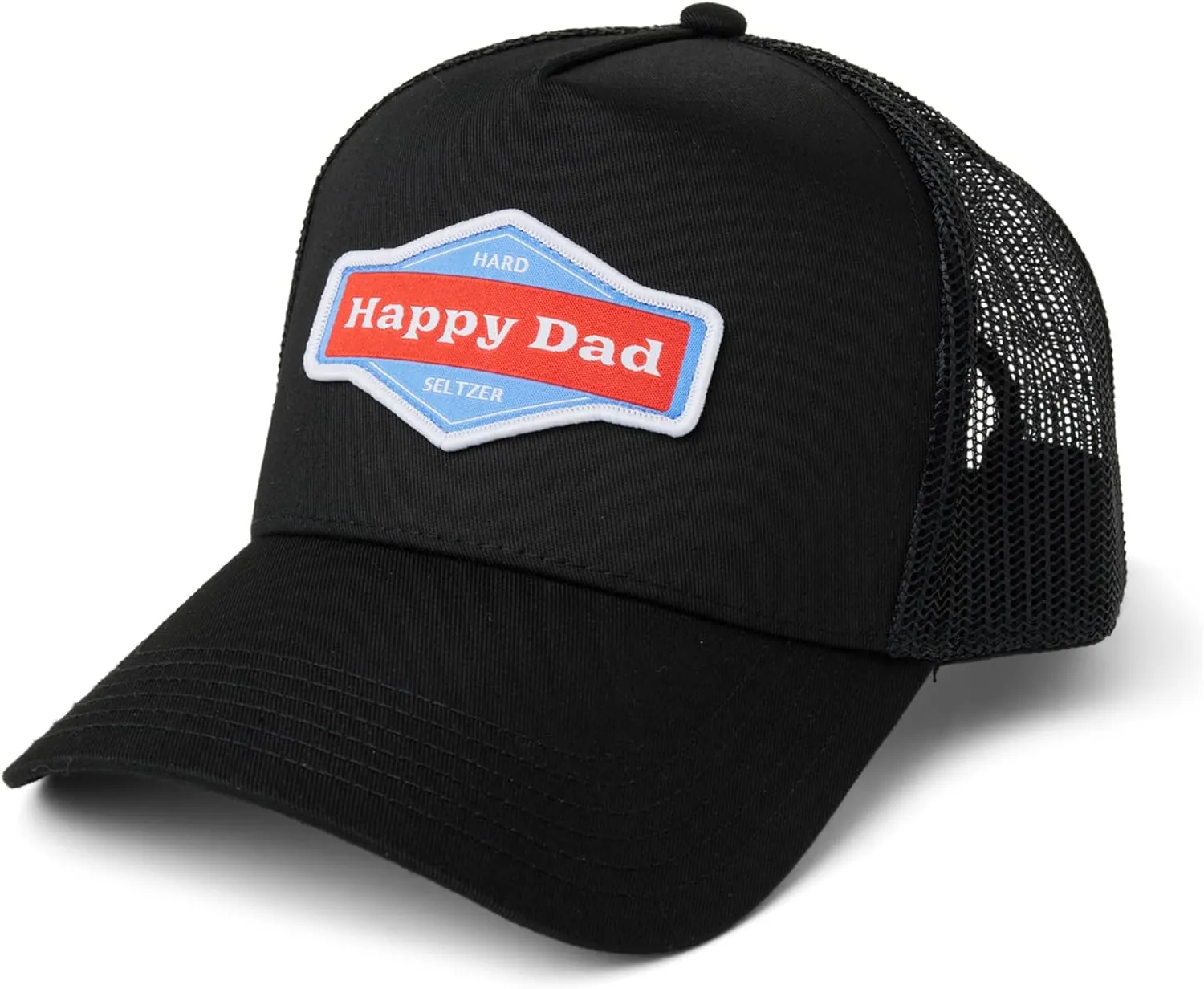 Happy Dad Hats for Men and Women, Available in Trucker Hat, 6 Panel Snapback Hat or Baseball Cap, Holiday & Birthday Gifts