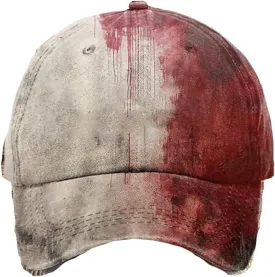 Im Fine Baseball Cap Im Fine Hat Halloween Hats Bloody Cap Funny Hat Women Men Unisex Cap