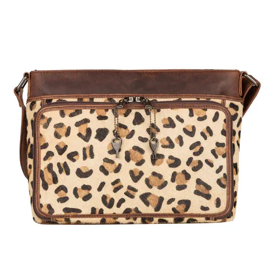 Josie Distressed Leather Lockable Concealed Carry Crossbody Purse