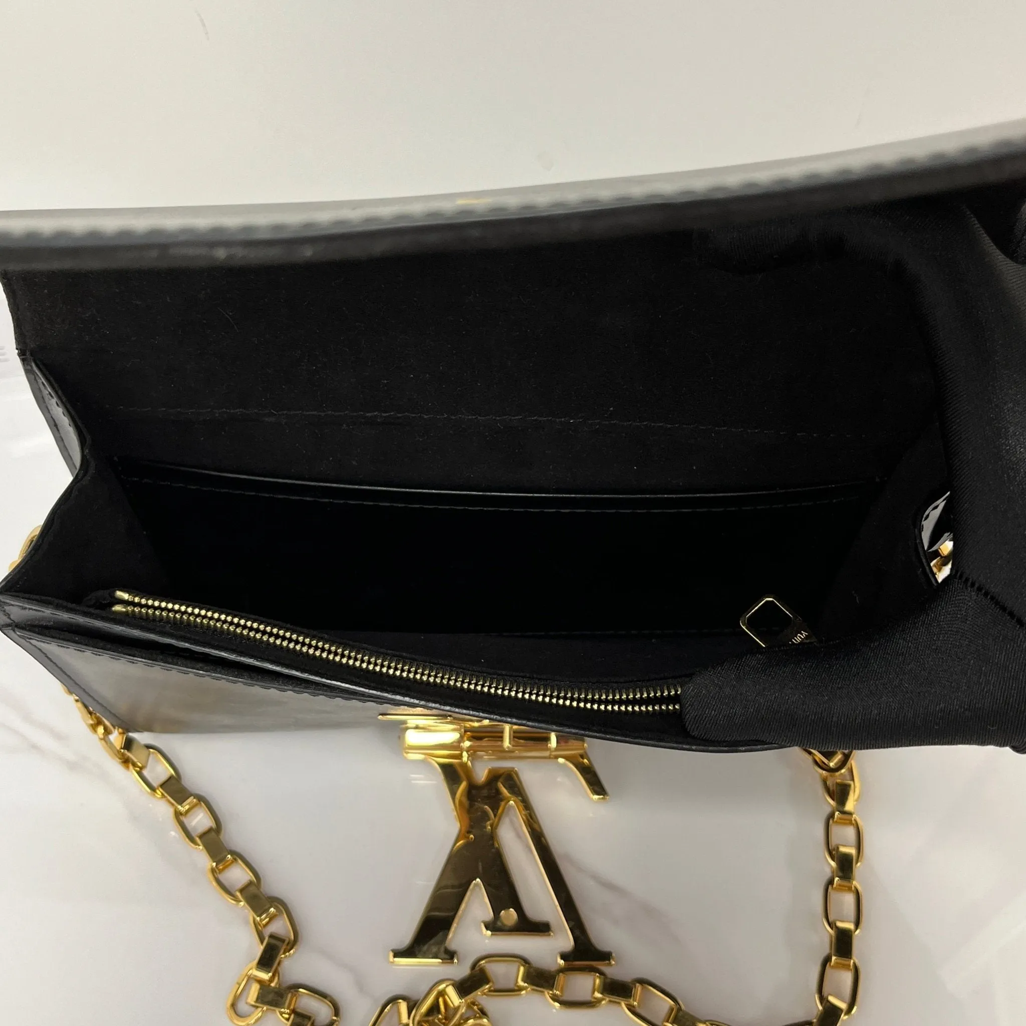 Louis Vuitton Louise Chain MM Shoulder Bag