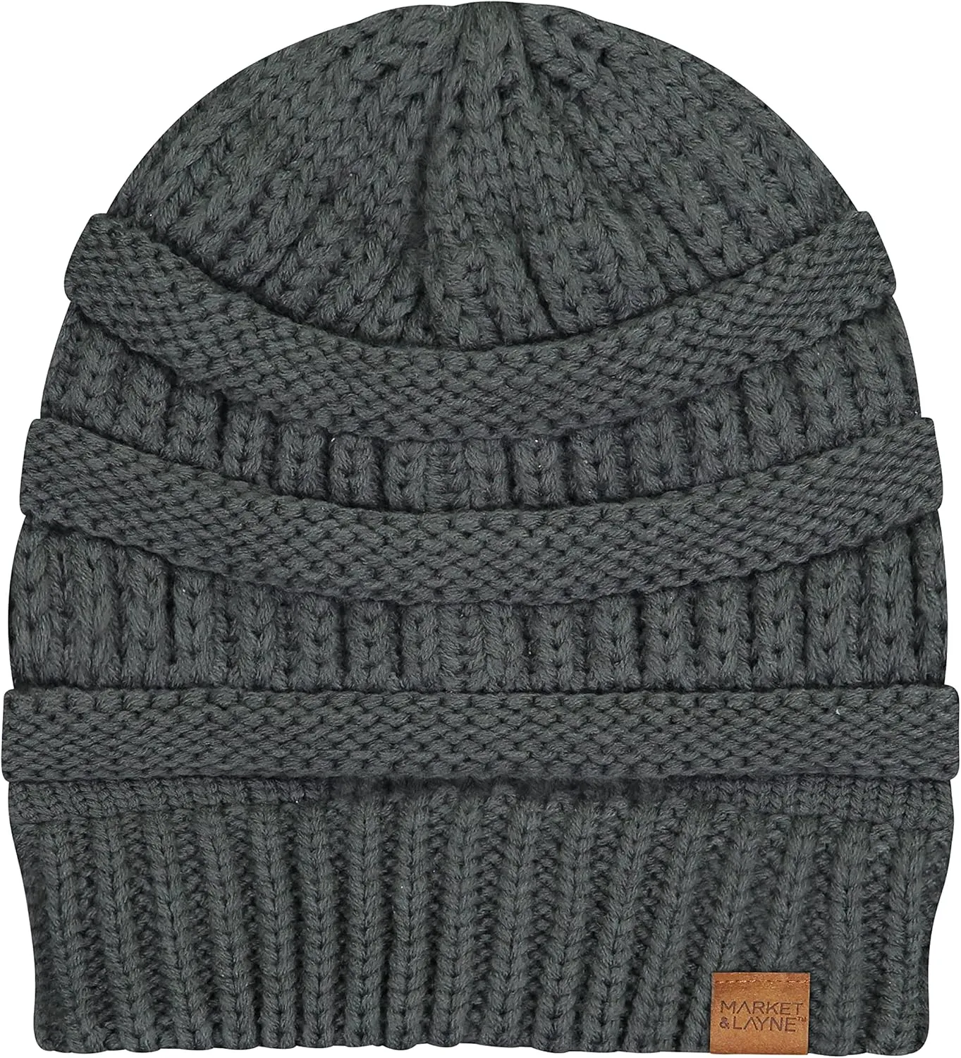 Market & Layne Beanies Women Warm Winter Beanie for Women Thick Chunky Knit Beanie Hats for Women Winter Hats for Women