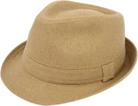 Men's Classic Manhattan Structured Trilby Fedora Hat for Women