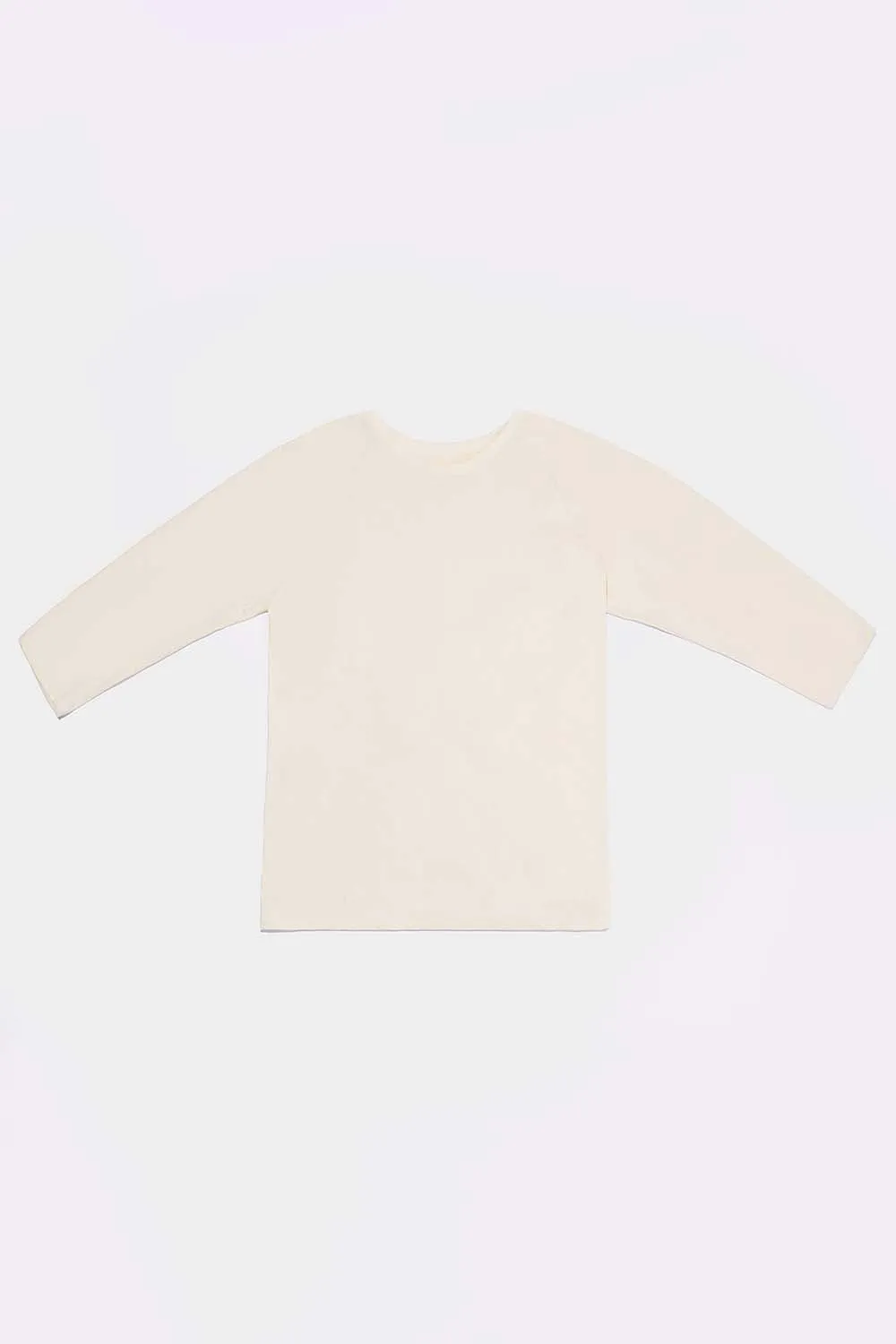 Men's Organic Raglan in Natural