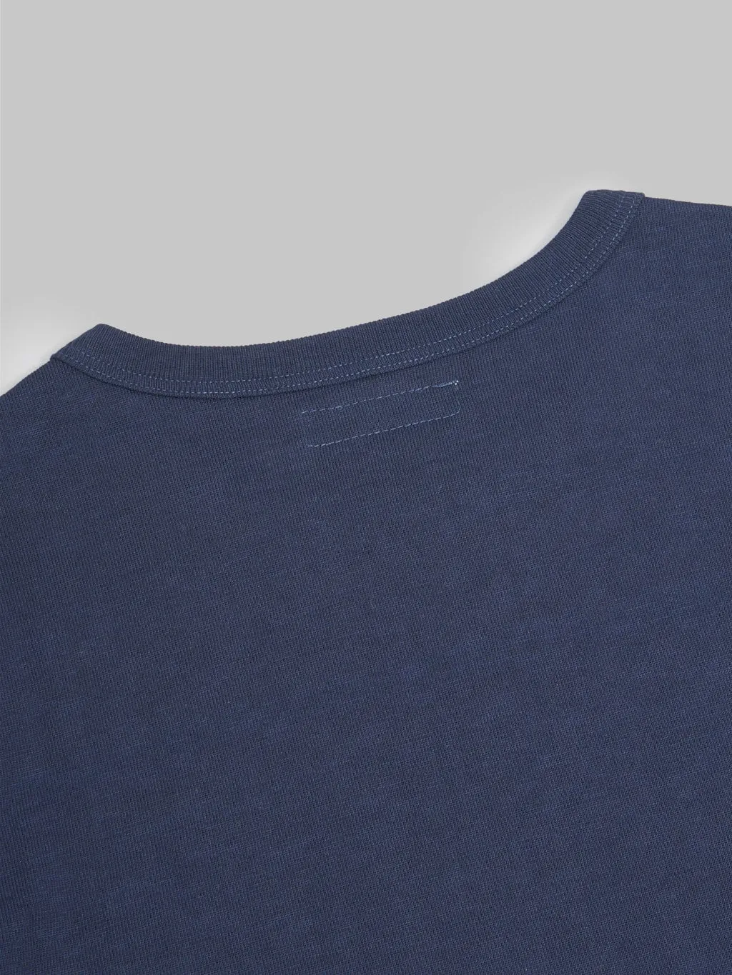 Merz b. Schwanen 2S14 Super Heavyweight 13.4oz Crewneck Loopwheeled Relaxed Fit T-Shirt Ink Blue