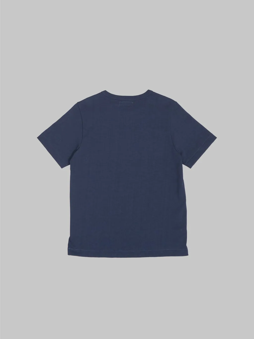 Merz b. Schwanen 2S14 Super Heavyweight 13.4oz Crewneck Loopwheeled Relaxed Fit T-Shirt Ink Blue
