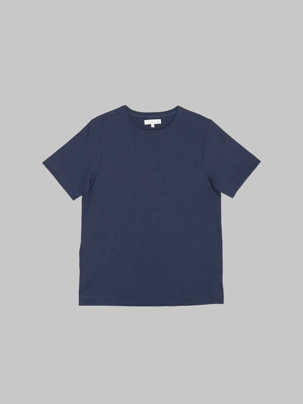 Merz b. Schwanen 2S14 Super Heavyweight 13.4oz Crewneck Loopwheeled Relaxed Fit T-Shirt Ink Blue