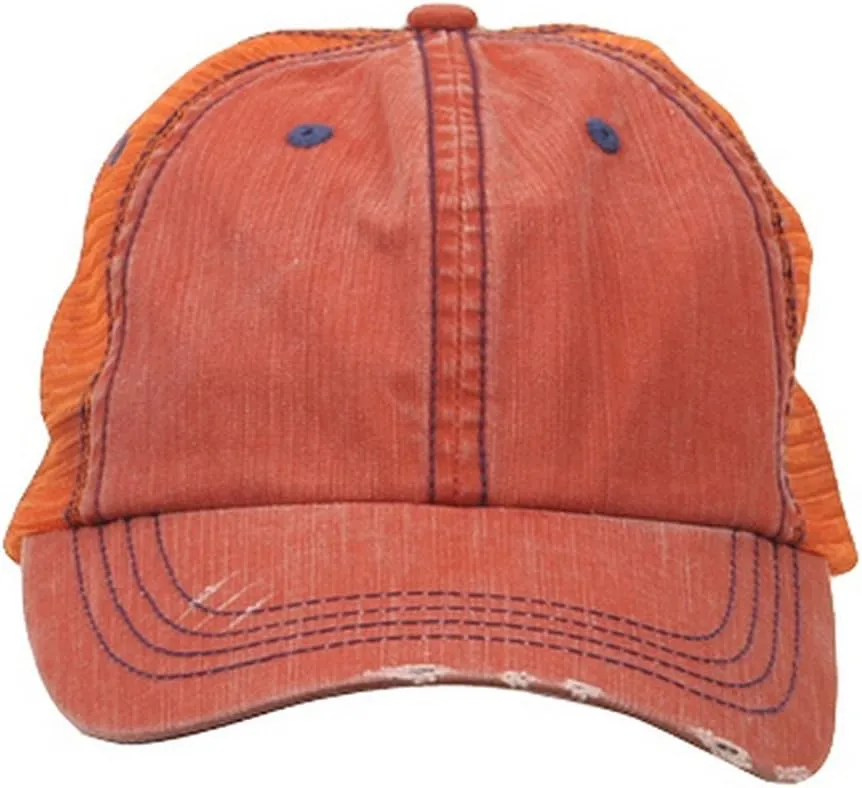 MG Low Profile Special Cotton Mesh Cap-Khaki W40S62B