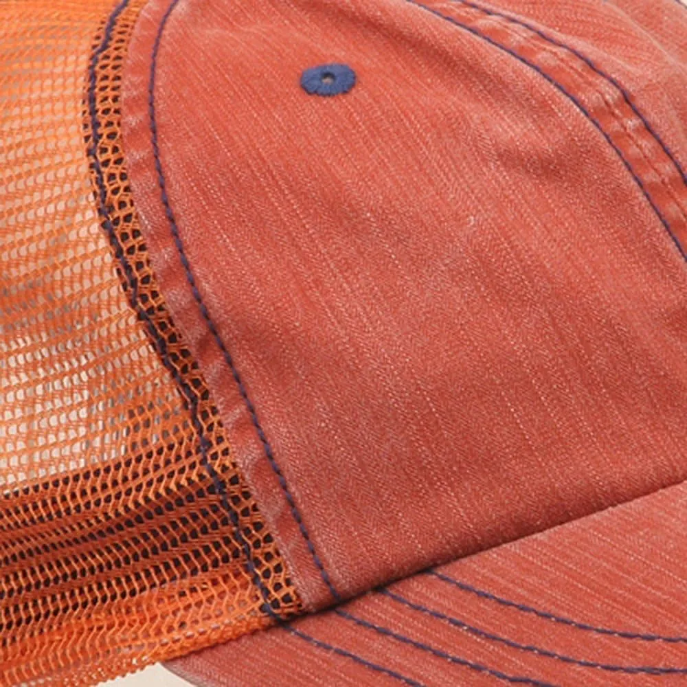 MG Low Profile Special Cotton Mesh Cap-Khaki W40S62B