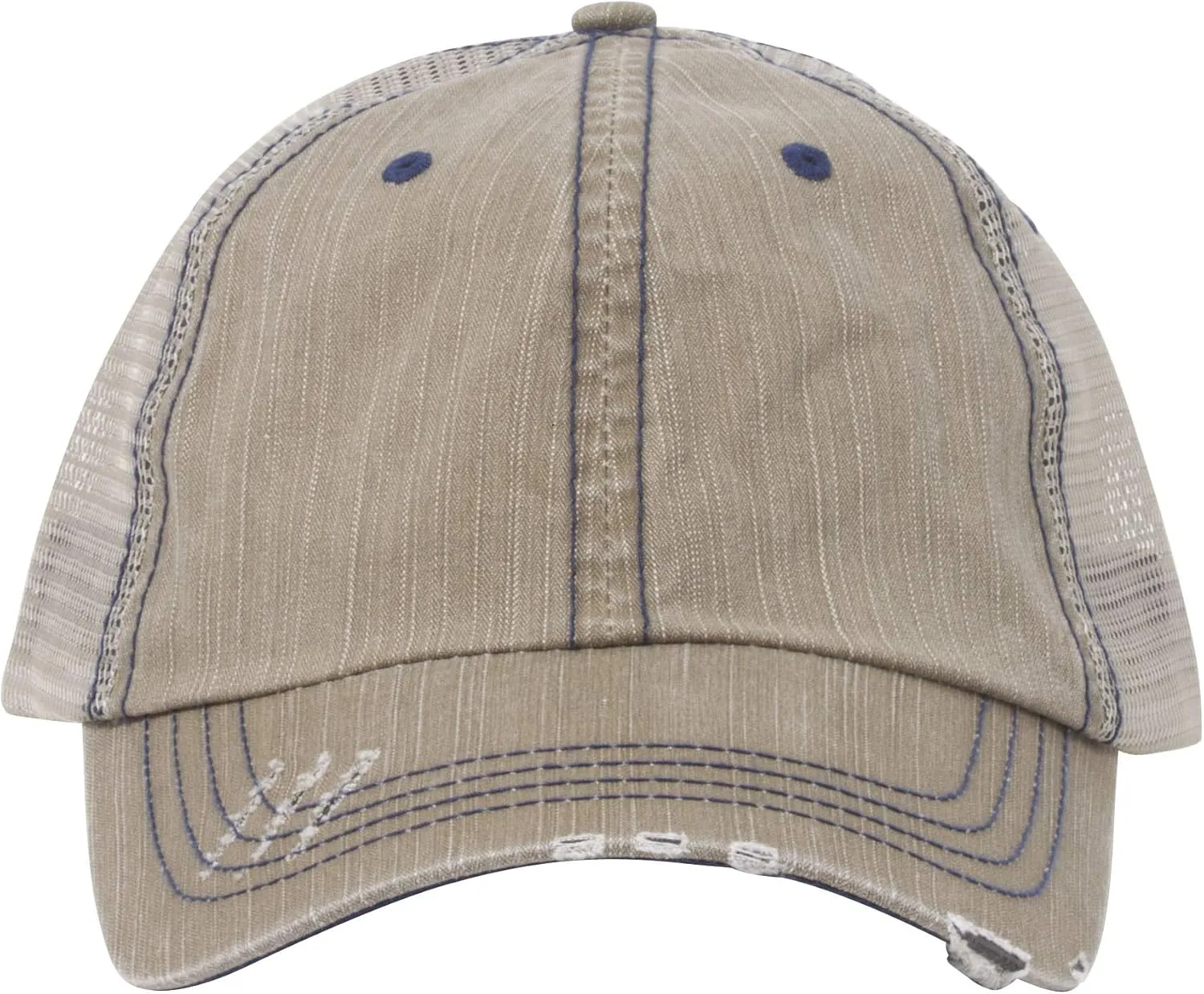 MG Low Profile Special Cotton Mesh Cap-Khaki W40S62B