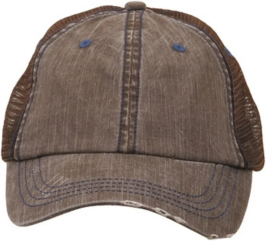 MG Low Profile Special Cotton Mesh Cap-Khaki W40S62B