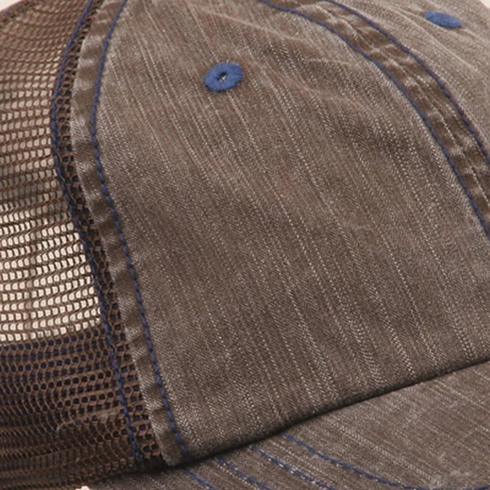 MG Low Profile Special Cotton Mesh Cap-Khaki W40S62B