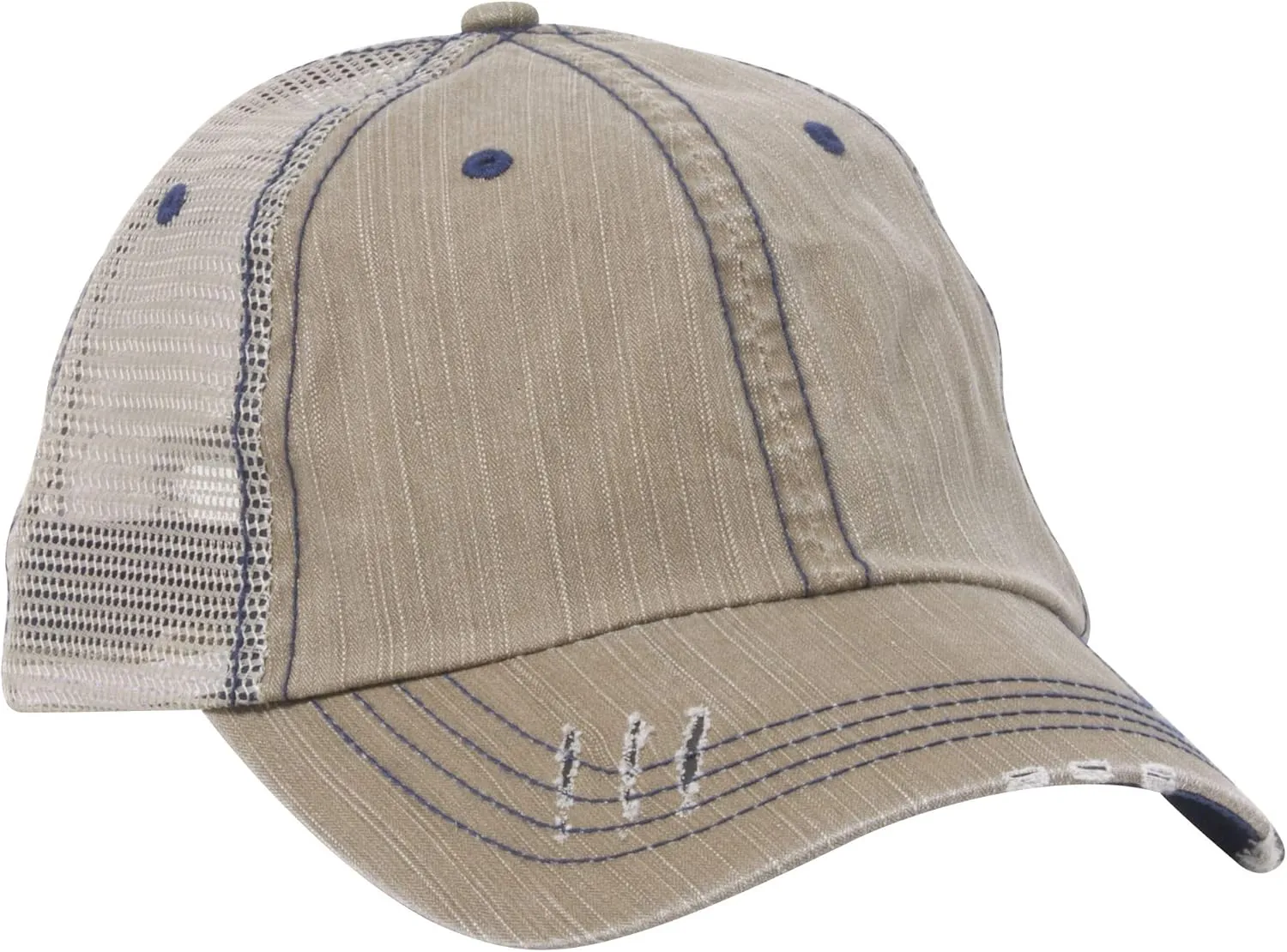 MG Low Profile Special Cotton Mesh Cap-Khaki W40S62B