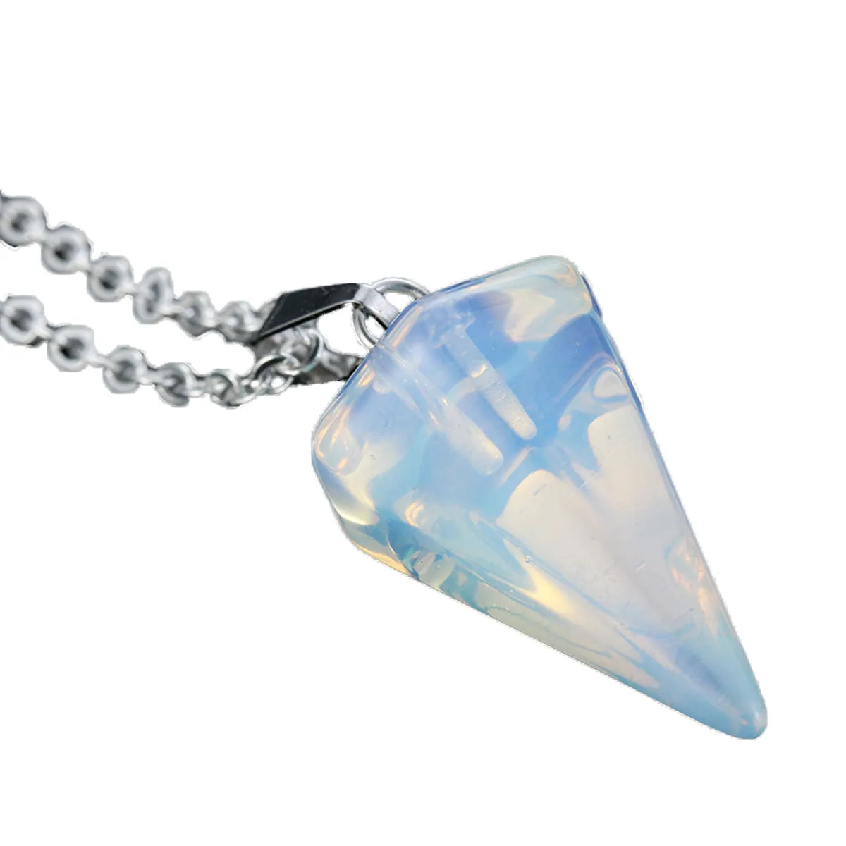 Natural Stone Hexagonal Pendant