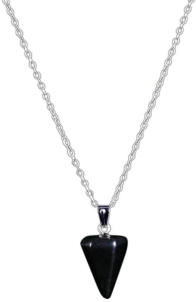 Natural Stone Hexagonal Pendant