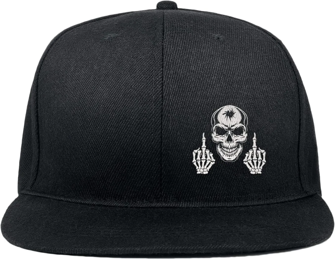 Negi Snapback Hats for Men Black Adjustable Trucker for Dad from Boy Cap Adjustable Skull Baseball Cap