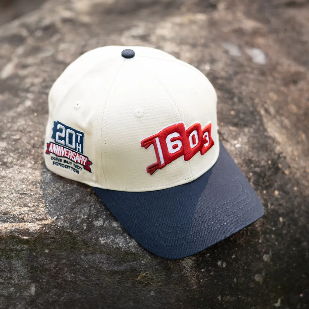Old Man of the Mountain 20th Anniversary Hat- Navy/Khaki