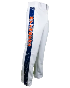 ORIGINAL Dyed Open-Bottom Baseball Pants w/ Sublimated Side Panel