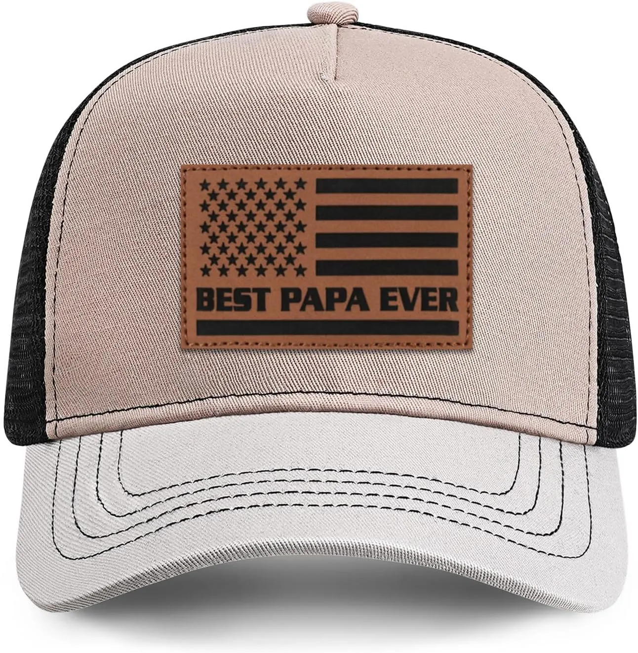 Papa Gifts from Grandkids Christmas Fathers Day Birthday Gifts for Grandpa American Flag Hat for Papa Nude