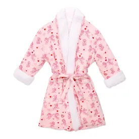 PAW Patrol: Valentine's Pink Adult Bamboo Sherpa Robe