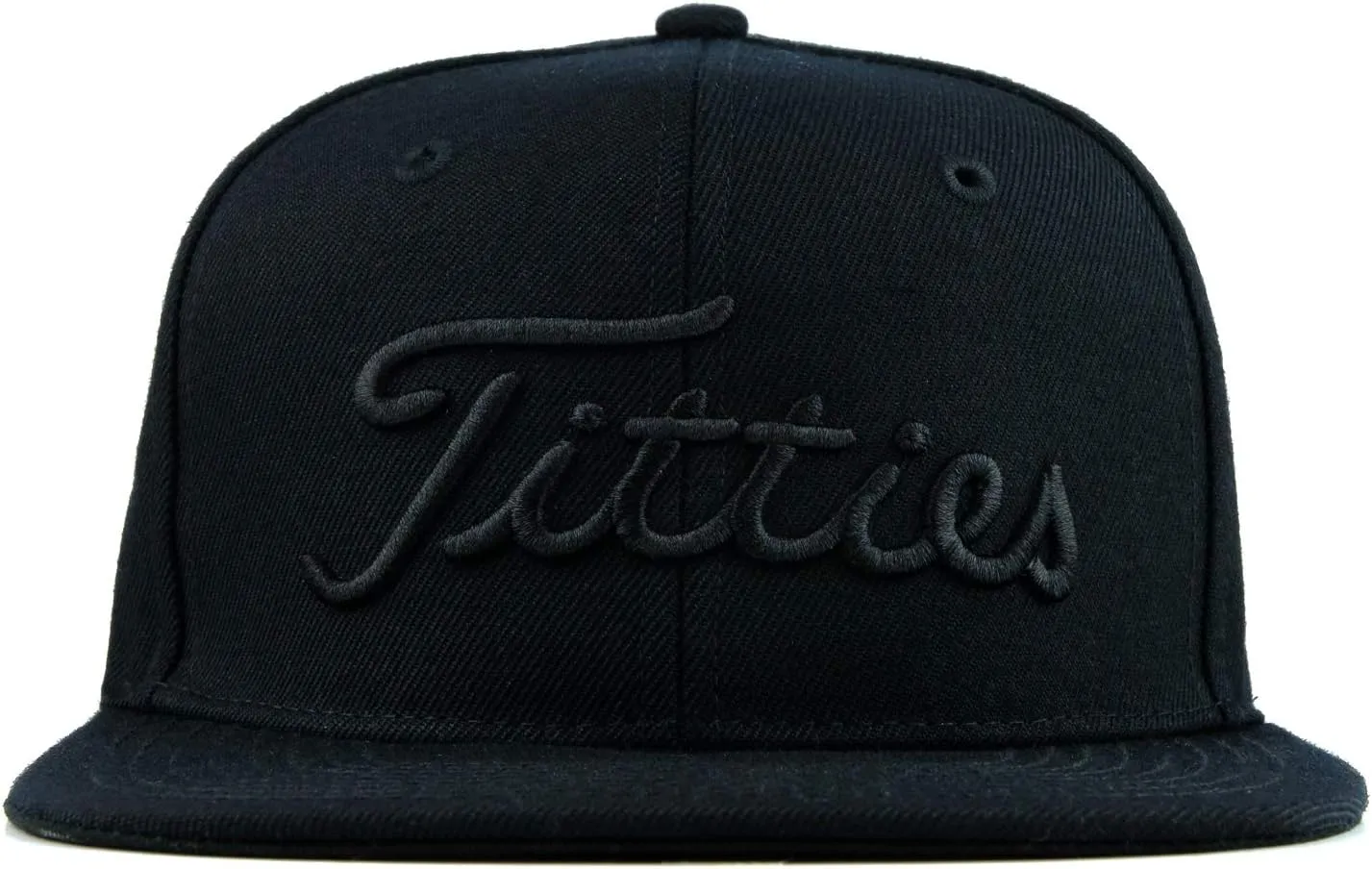 Power Golf Original Titties Golf Snapback Hat  Golf Cap PGA Flat Bill Brim  One Size, Universal Fit