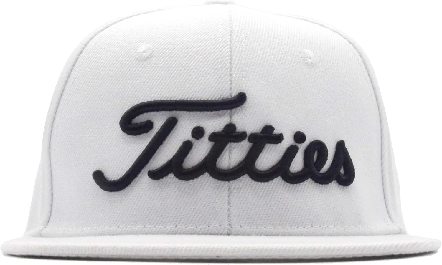 Power Golf Original Titties Golf Snapback Hat  Golf Cap PGA Flat Bill Brim  One Size, Universal Fit