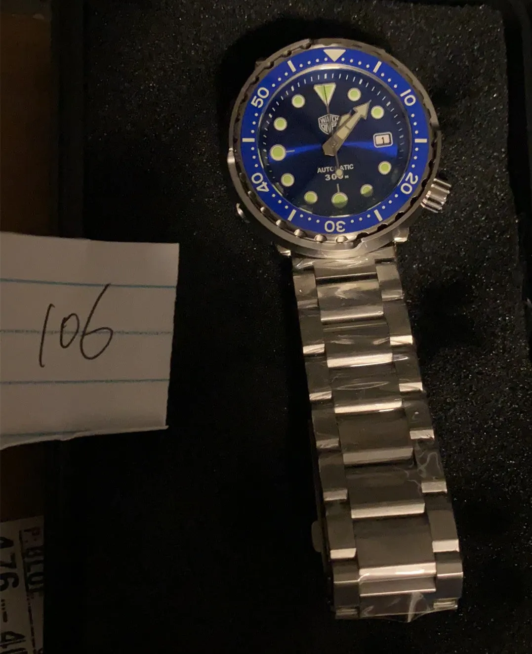 ★Pre-Owned★ Watchdives WD Tuna Automatic Dive Watch