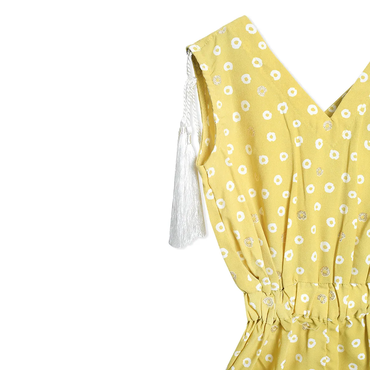 Printed Lime green Jumpsuit