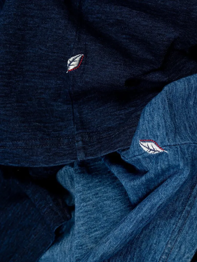 Pure Blue Japan LS5011-D Indigo Dyed Long Sleeve T-Shirt