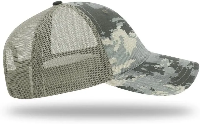 Richardson 111 & 111P Garment-Washed Relaxed Fit Adjustable Snapback Trucker Cap | OSFM | Bulk Pack Available
