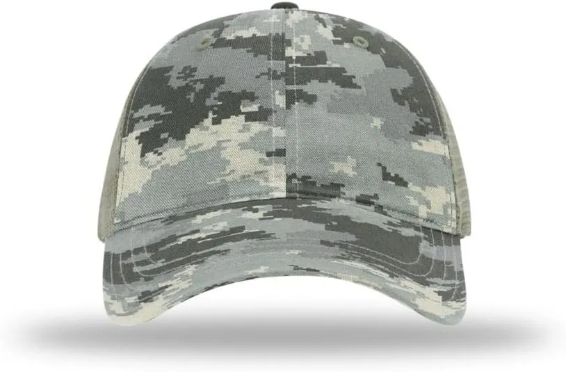 Richardson 111 & 111P Garment-Washed Relaxed Fit Adjustable Snapback Trucker Cap | OSFM | Bulk Pack Available