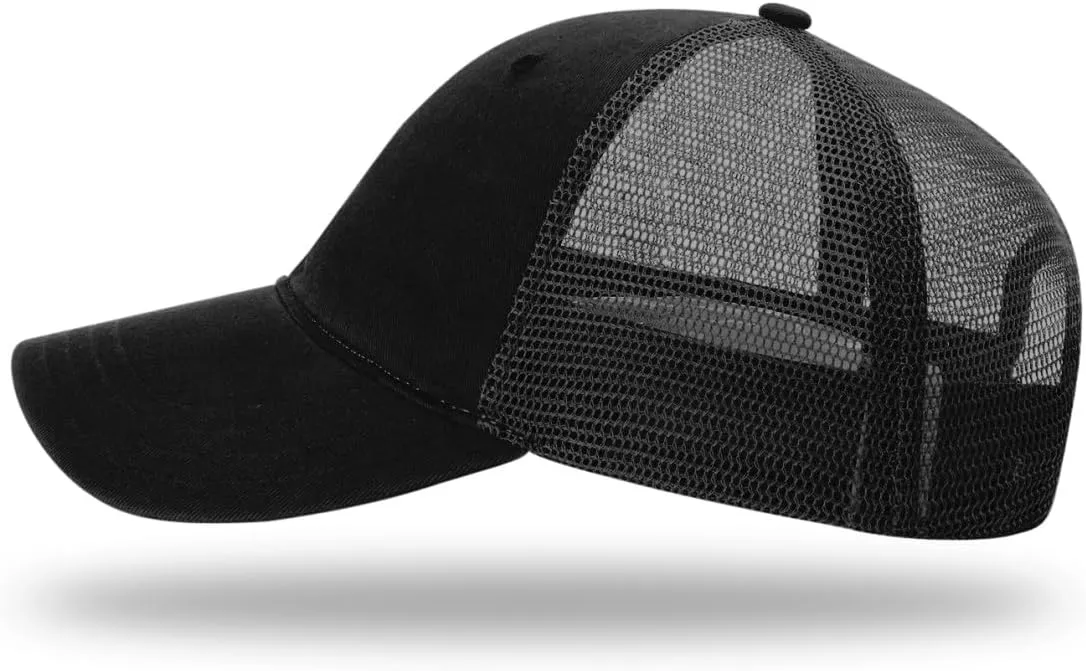 Richardson 111 & 111P Garment-Washed Relaxed Fit Adjustable Snapback Trucker Cap | OSFM | Bulk Pack Available