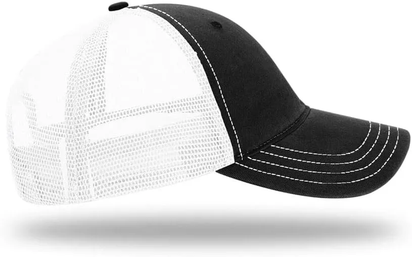 Richardson 111 & 111P Garment-Washed Relaxed Fit Adjustable Snapback Trucker Cap | OSFM | Bulk Pack Available