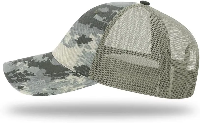 Richardson 111 & 111P Garment-Washed Relaxed Fit Adjustable Snapback Trucker Cap | OSFM | Bulk Pack Available