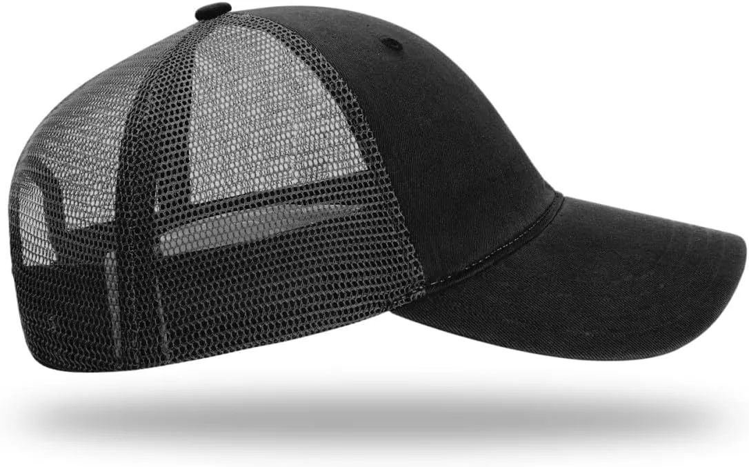 Richardson 111 & 111P Garment-Washed Relaxed Fit Adjustable Snapback Trucker Cap | OSFM | Bulk Pack Available
