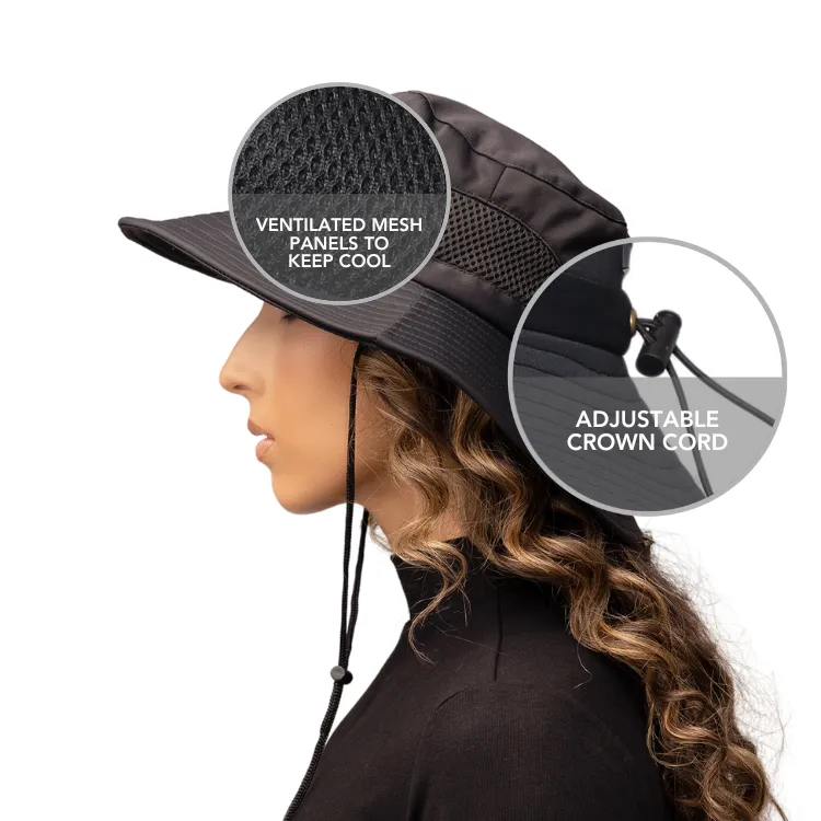 Satin-Lined Waterproof, Adjustable Sun Hat