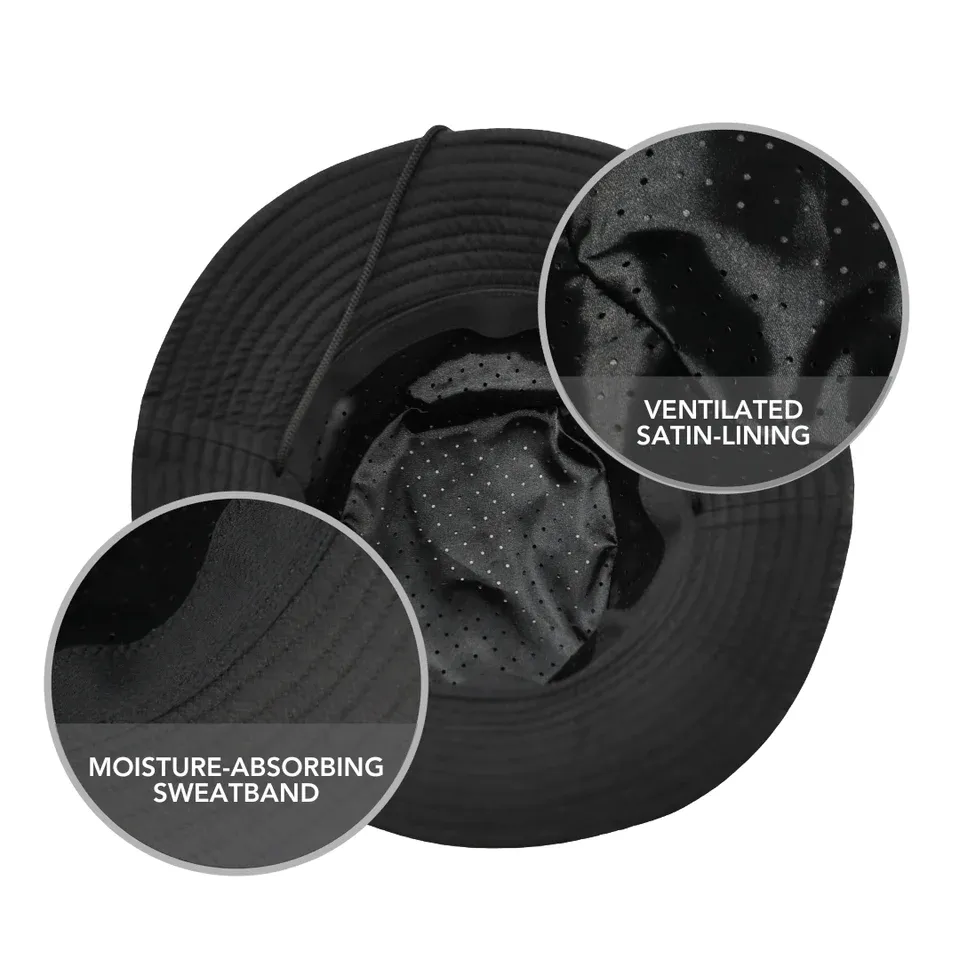 Satin-Lined Waterproof, Adjustable Sun Hat