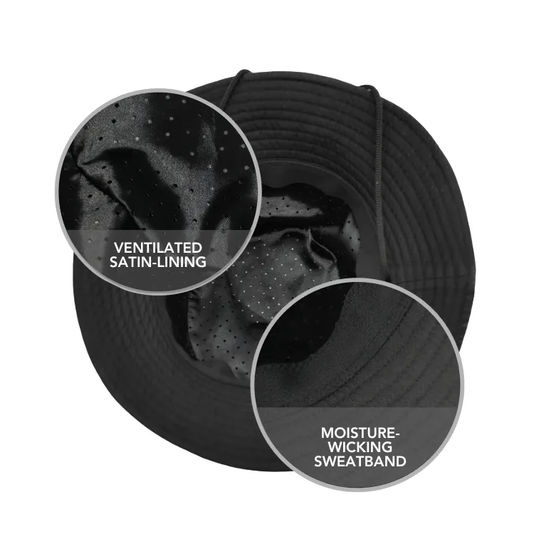 Satin-Lined, Waterproof All Weather Sun Hat