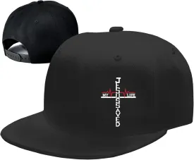 Snapback hat for Men Flat Bill Hats for Men Fitted Baseball Cap Hats